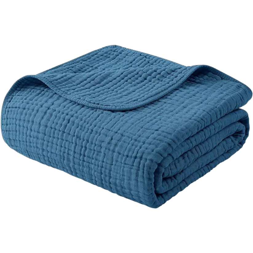 Premium 100% Cotton Muslin Blanket