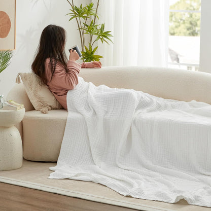 Premium 100% Cotton Muslin Blanket